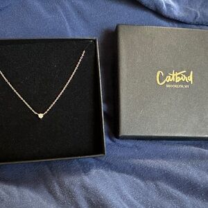 Catbird Diamond Fizz Yellow Gold Necklace, Sparkler